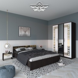 Dormitor Eva Wenge  Cu Oglinda