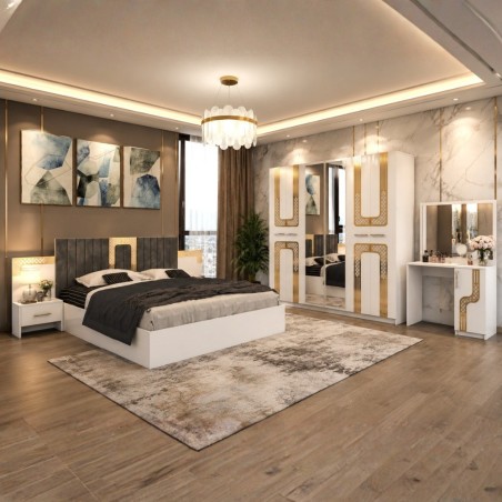 Dormitor Parma Alb