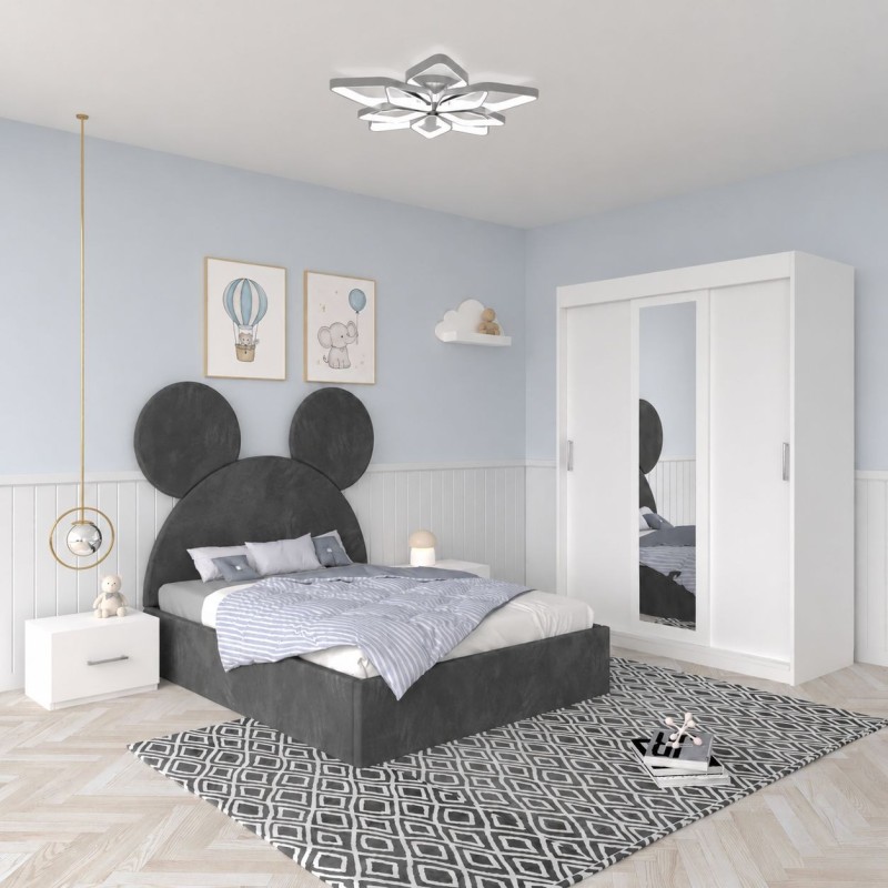 Dormitor Mickey Gri