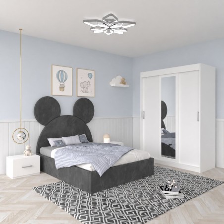 Dormitor Mickey Gri