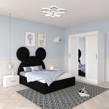 Dormitor Mickey Negru