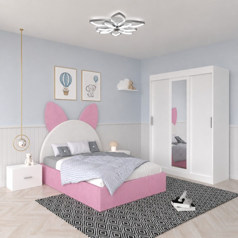 Dormitor Kitty Roz / Alb