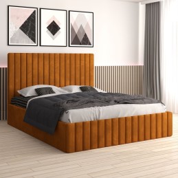 Pat Tapitat Luca Caramiziu + Saltea Lux Ortopedica