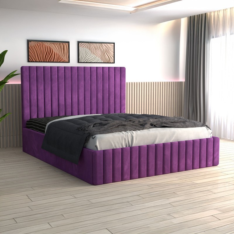 Pat Tapitat Luca Mov + Saltea Lux Ortopedica