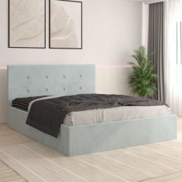 Pat Tapitat Filip Lemon + Saltea 20cm Grosime