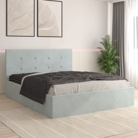 Pat Tapitat Filip Lemon + Saltea 20cm Grosime