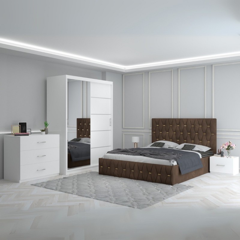 Dormitor Eric Maro+ Comoda 3 Sertare