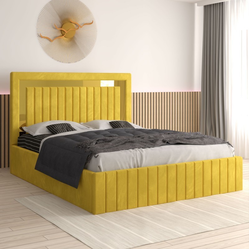 Pat Tapitat Ianis Galben + Saltea Lux Ortopedica