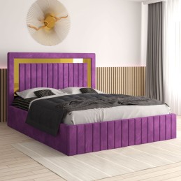 Pat Tapitat Ianis Mov + Saltea Lux Ortopedica