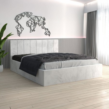 Pat Tapitat Sorin Alb + Saltea Lux Ortopedica