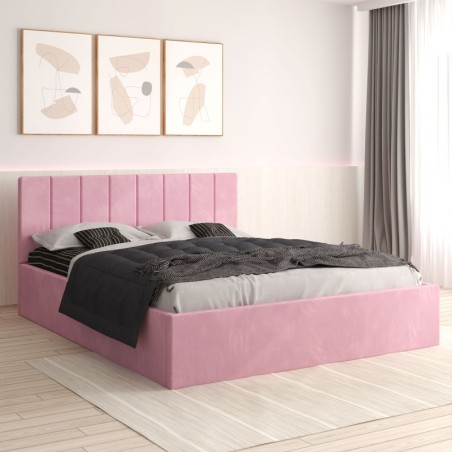 Pat Tapitat Sorin Roz + Saltea Lux Ortopedica