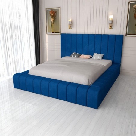 Pat Tapitat Complet Cod 01 Lemon + Saltea Lux Ortopedica