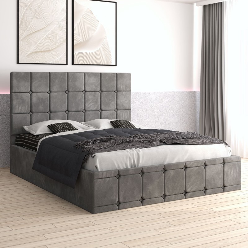 Pat Ven03 Gri + Saltea Lux Ortopedica
