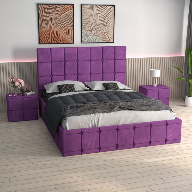 Pat Ven03 Mov +Noptiere Tapitate+ Saltea Lux Ortopedica