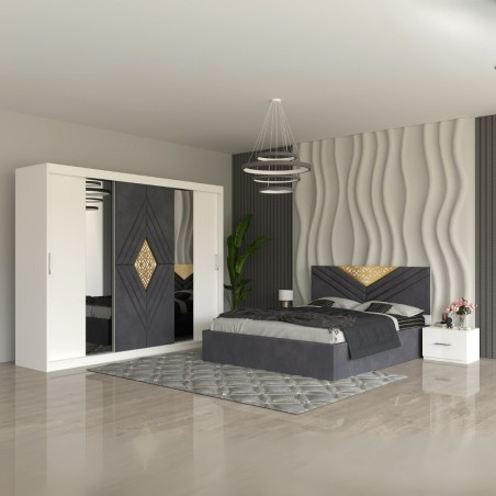 Dormitor Imperial Gri