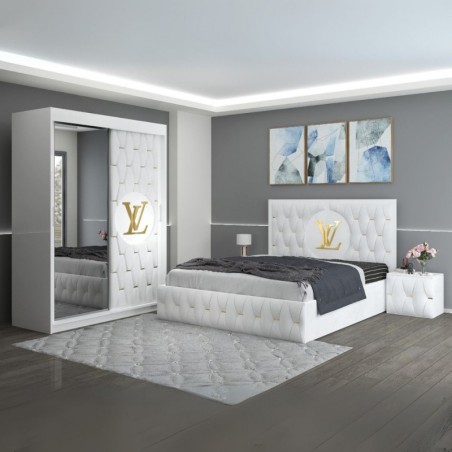 Dormitor Luis Alb 01 Tapitat