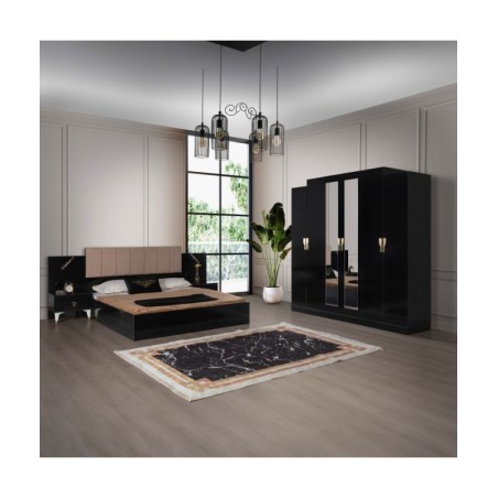 Dormitor Cod 300 Negru Fara Comoda