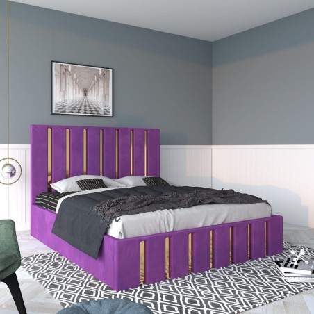 Pat Tapitat Mexic Mov + Saltea 20cm Grosime