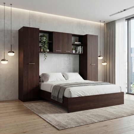 Dormitor Giulia, 4 Piese, Culoare Wenge