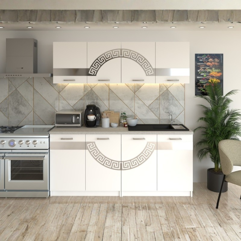 Bucatarie Verona Alb  ( Silver )